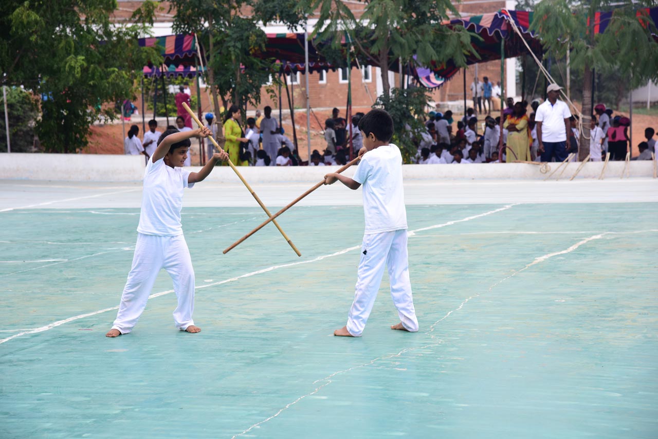 Silambam Practice